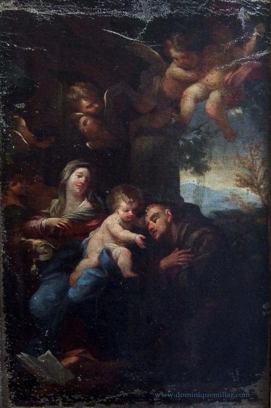 Dominique Millar's Collection, Artist: Carlo Maratta, Virgin and Child With St. Anthony of Padua